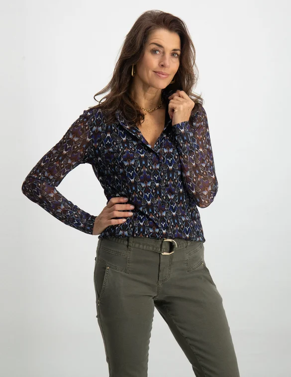 Tramontana Blouse all-over print C10-10-401