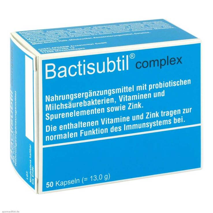 Bactisubtil Complex Kapseln, 50 St