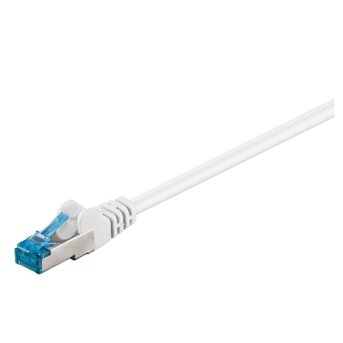 Goobay CAT 6A patchkabel, S/FTP (PiMF), hvit