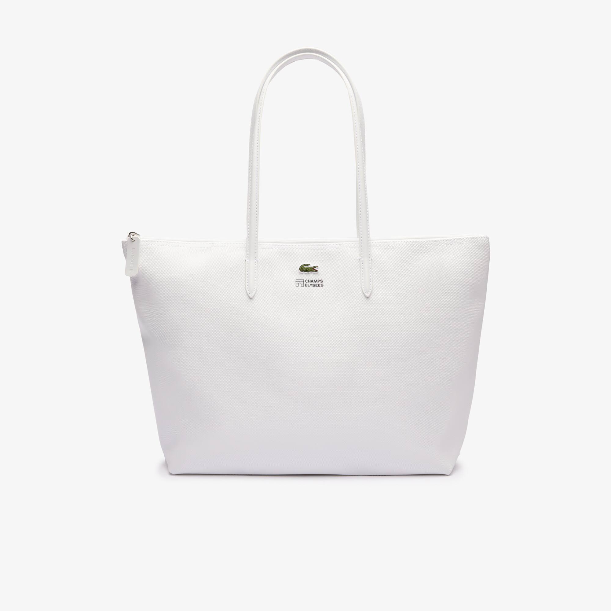 Champs-Élysées Tote Bag mit Reißverschluss Taschen - Weiss - Lacoste - Damen