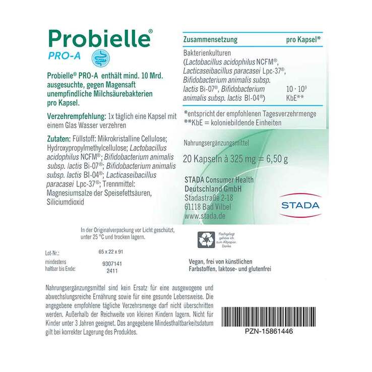 Probielle Pro-A Kapseln, 20 St