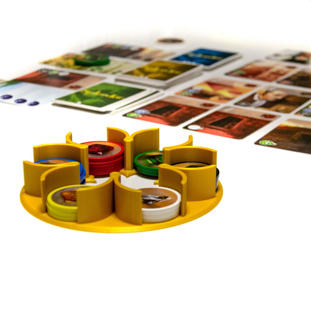 Porte-token (or) - Amélioration compatible avec Splendor