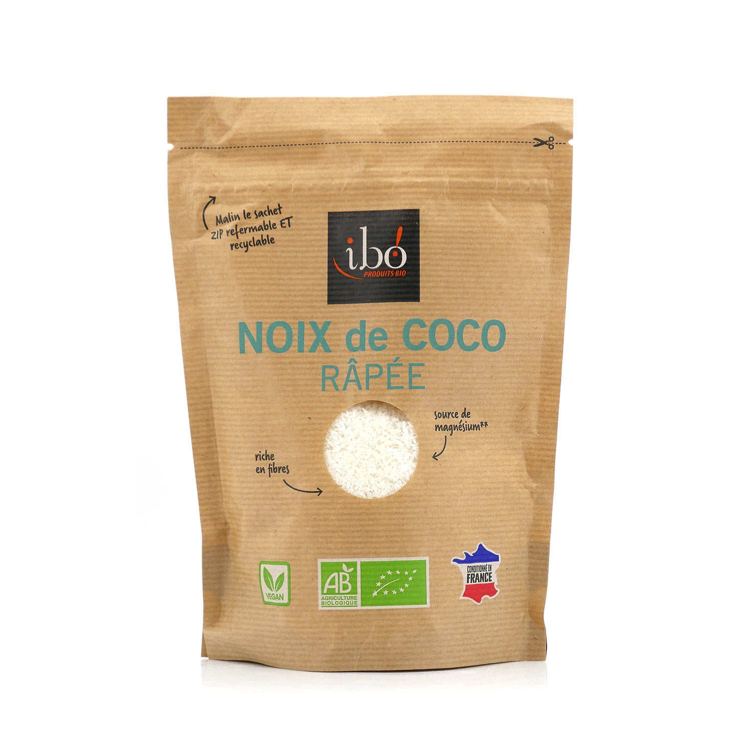 Noix de coco râpée bio et équitable