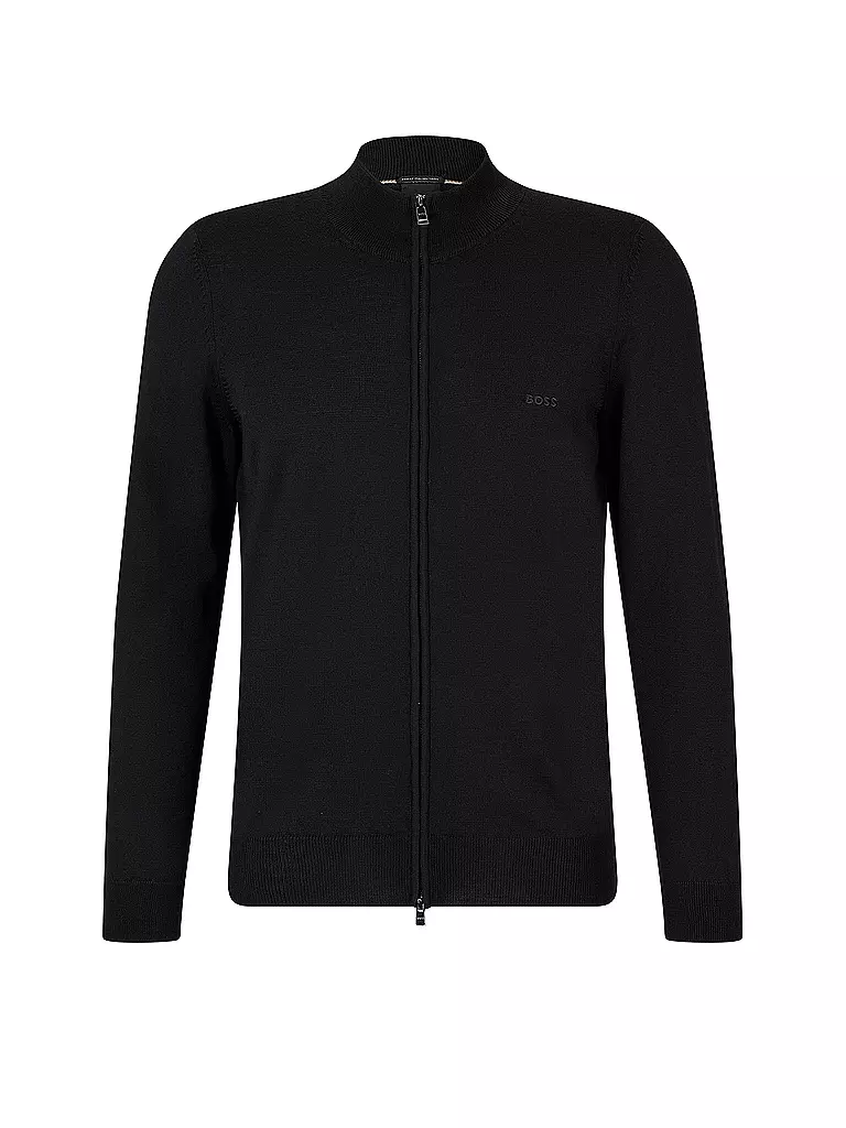 BOSS Strickjacke schwarz