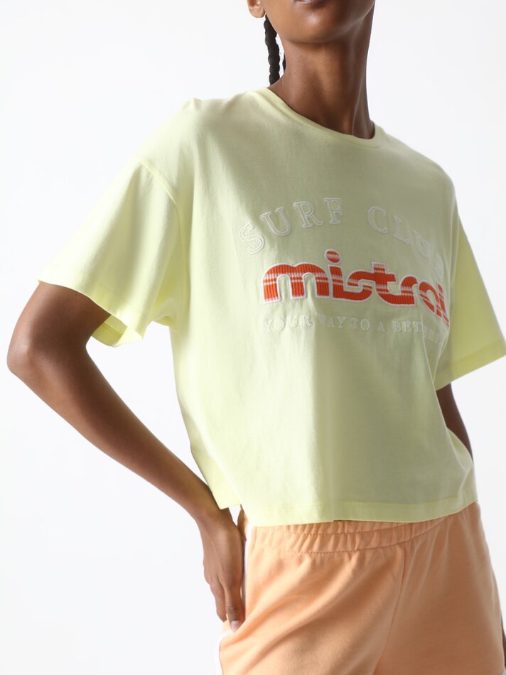 Camiseta bordada Mistral x Lefties - Amarelo Claro