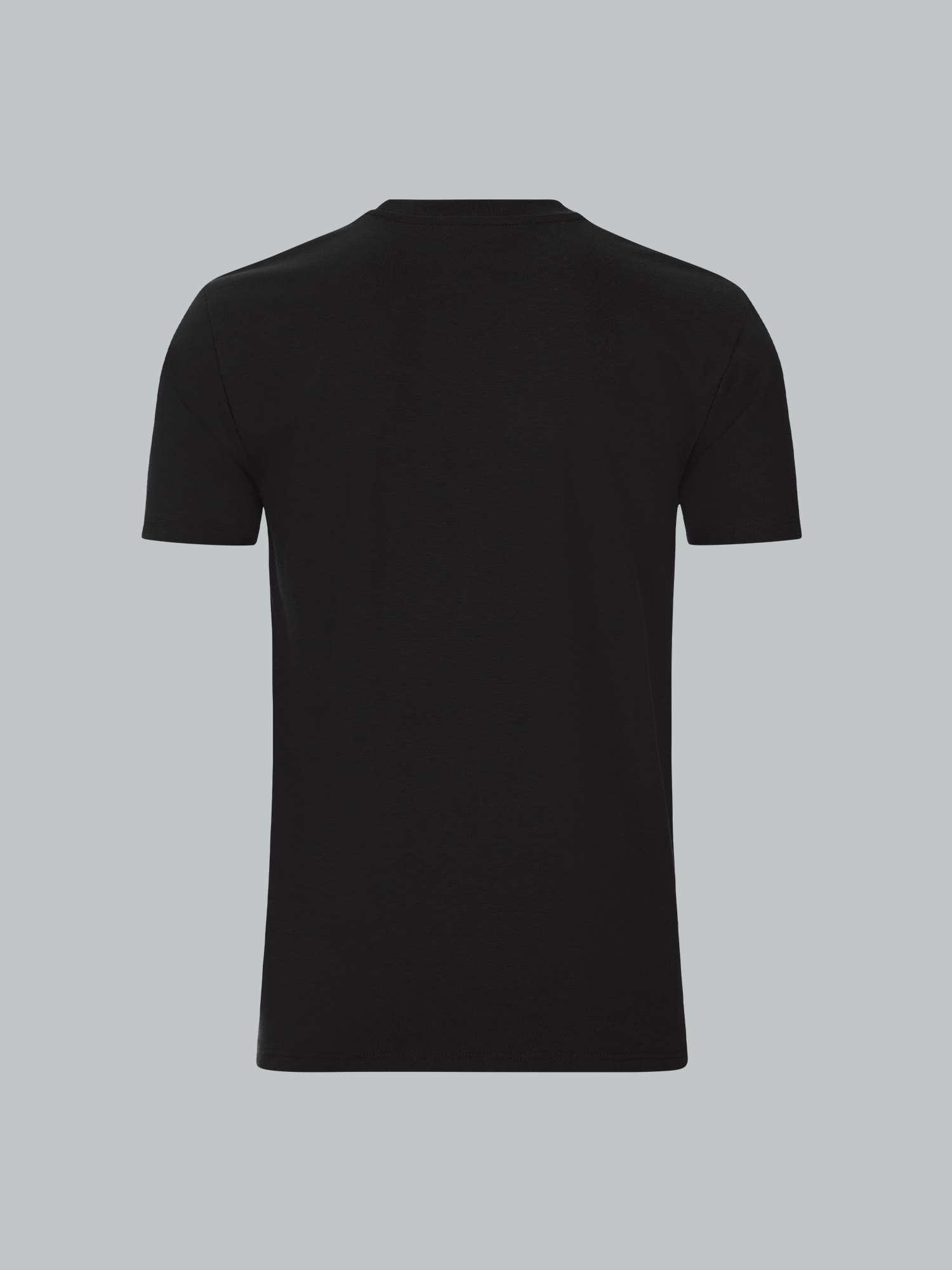 T-Shirt aus 100% Biobaumwolle Schwarz-C2C