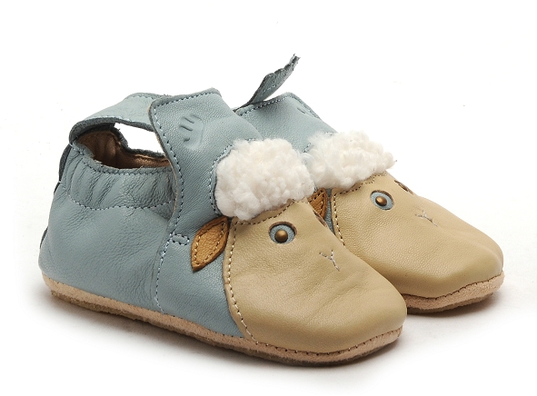 Easy peasy chaussons bebe blu blu mouton bleu