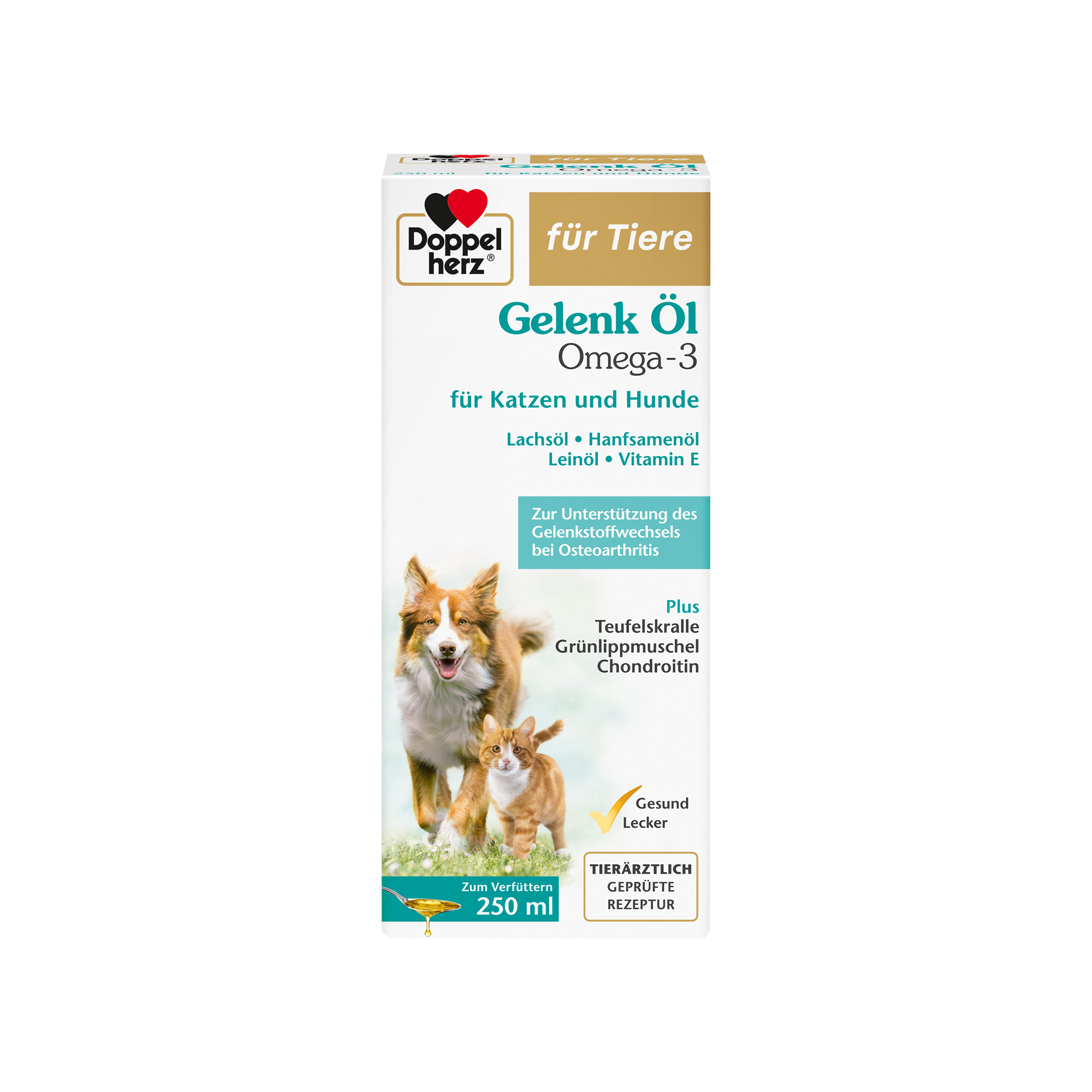 Doppelherz Gelenk Olie voor Katten & Honden