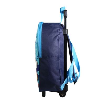 Sac maternelle à roulettes Mickey - 1 compartiment - bleu - Bagtrotter