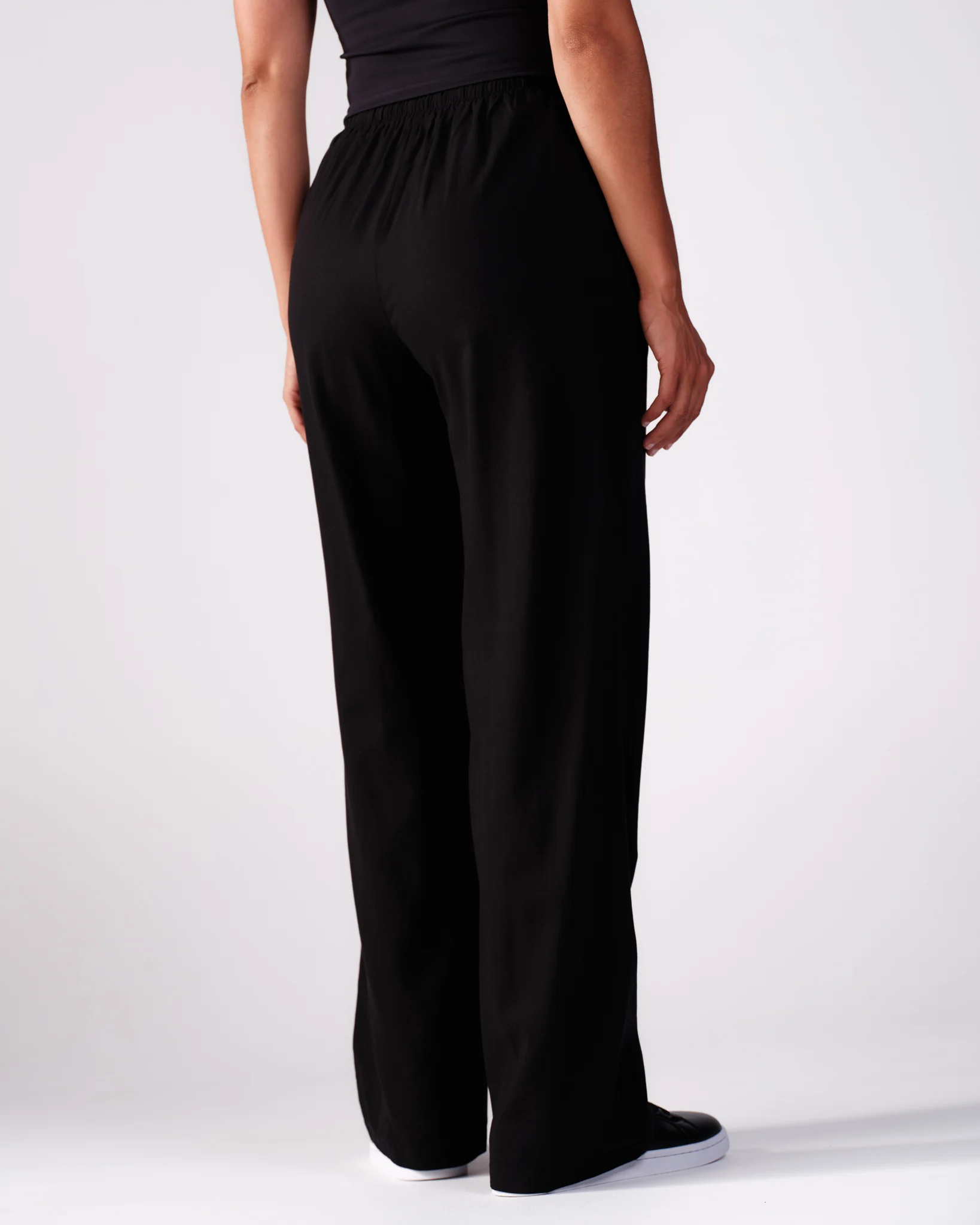 Weightless Lisa Linen Mix Trousers Black