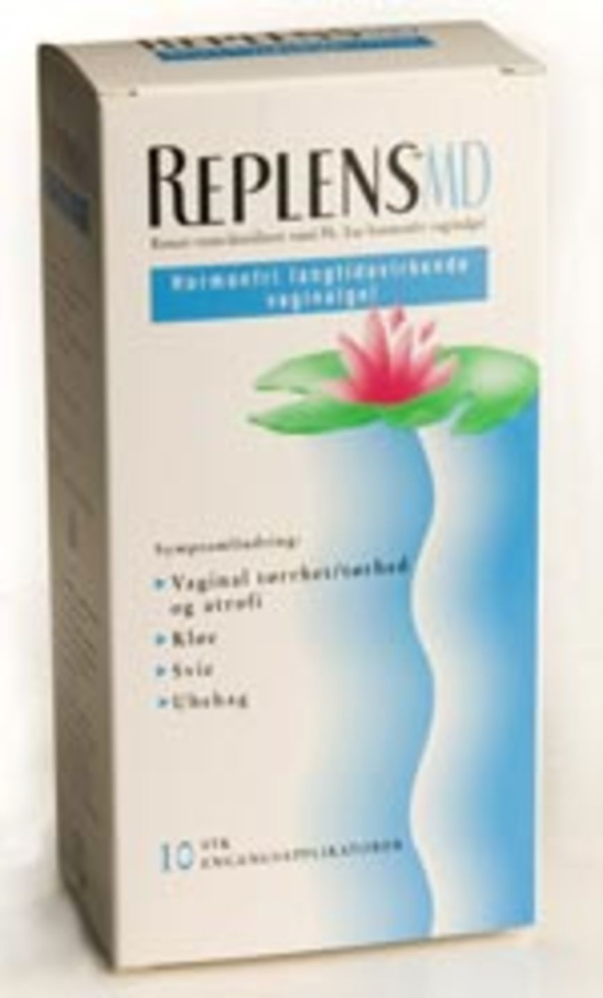 Replens MD Hormonfri Vaginalgel 10 stk