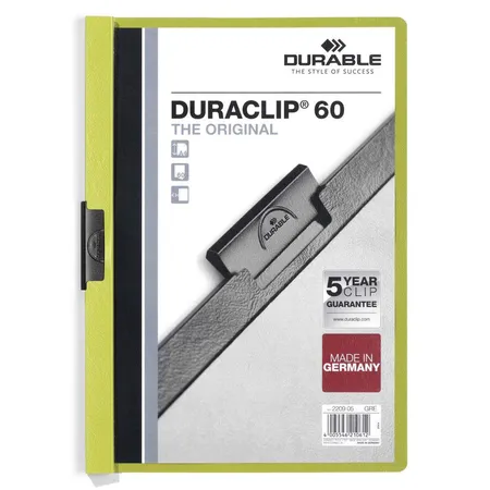 Durable 220905 Klemm-Mappe DURACLIP® 60, grün