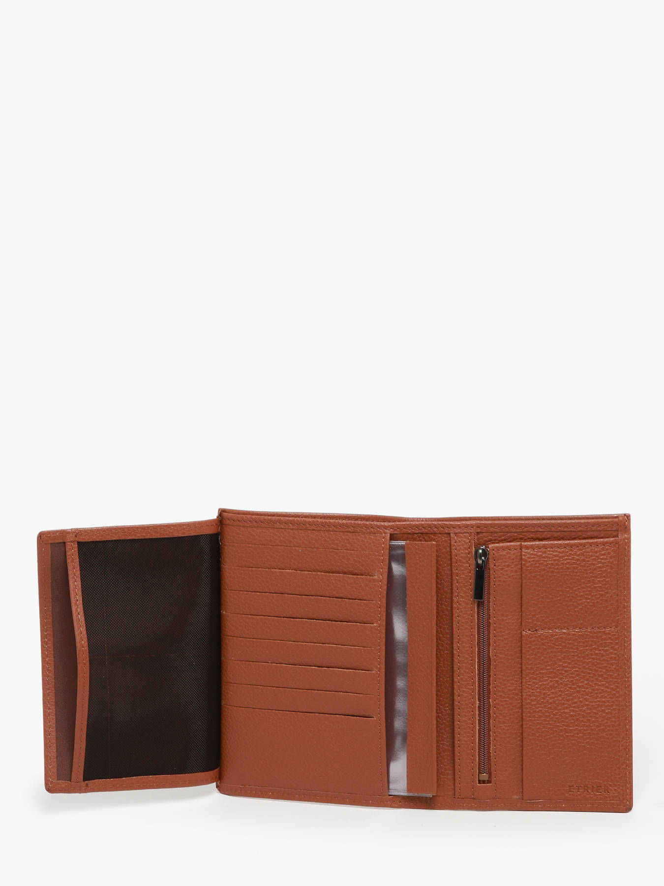 Portefeuille porte-monnaie Madras cuir ETRIER