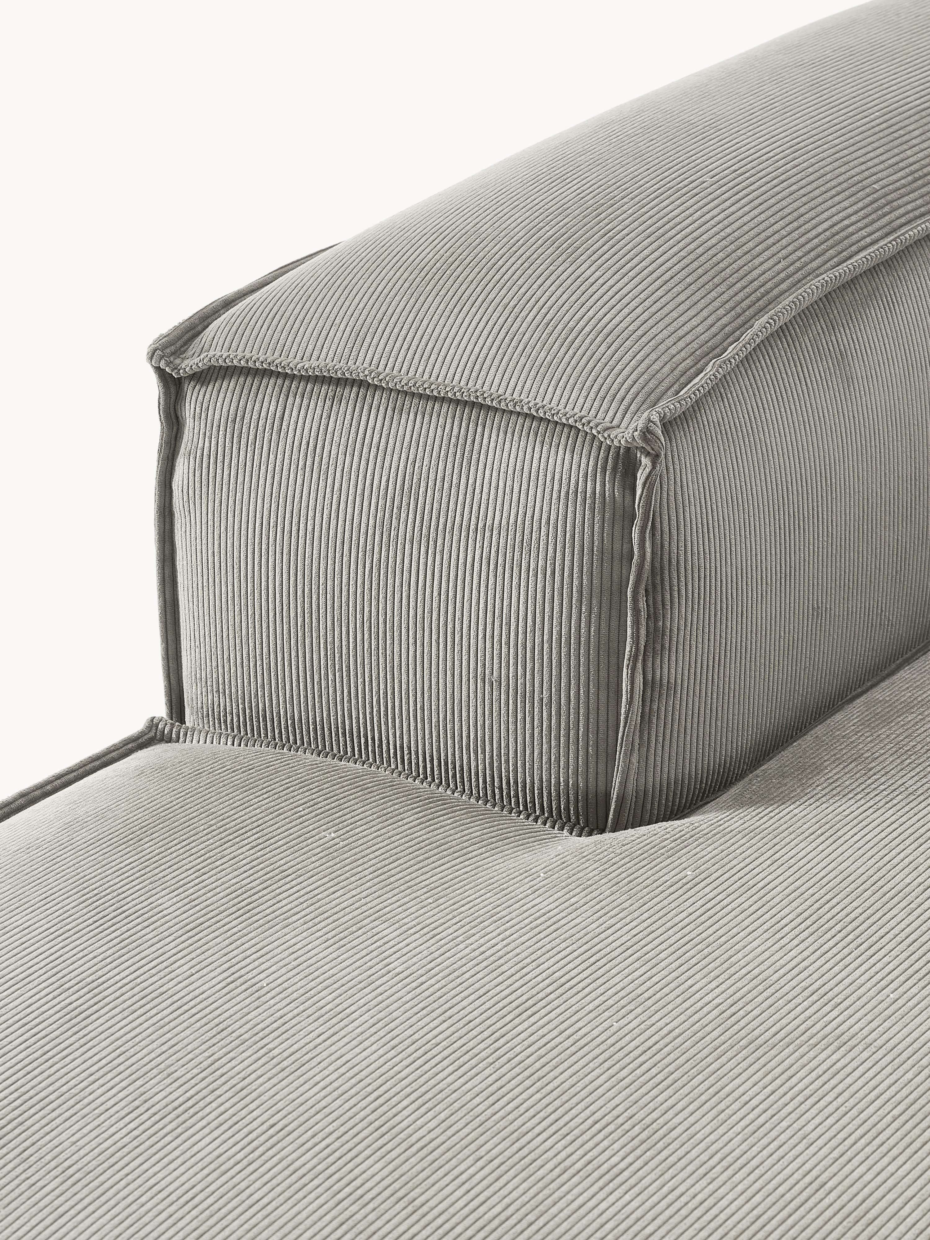 Chaise longue hoekmodule Lennon van corduroy