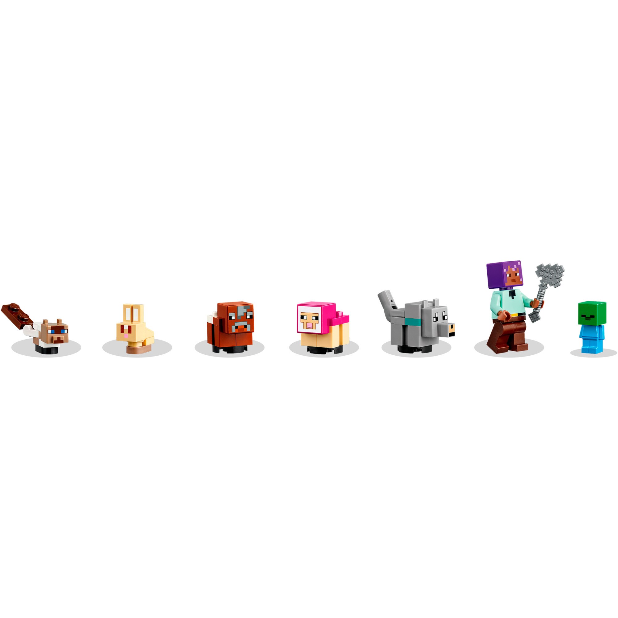LEGO Konstruktionsspielzeug Minecraft Das Tierheim