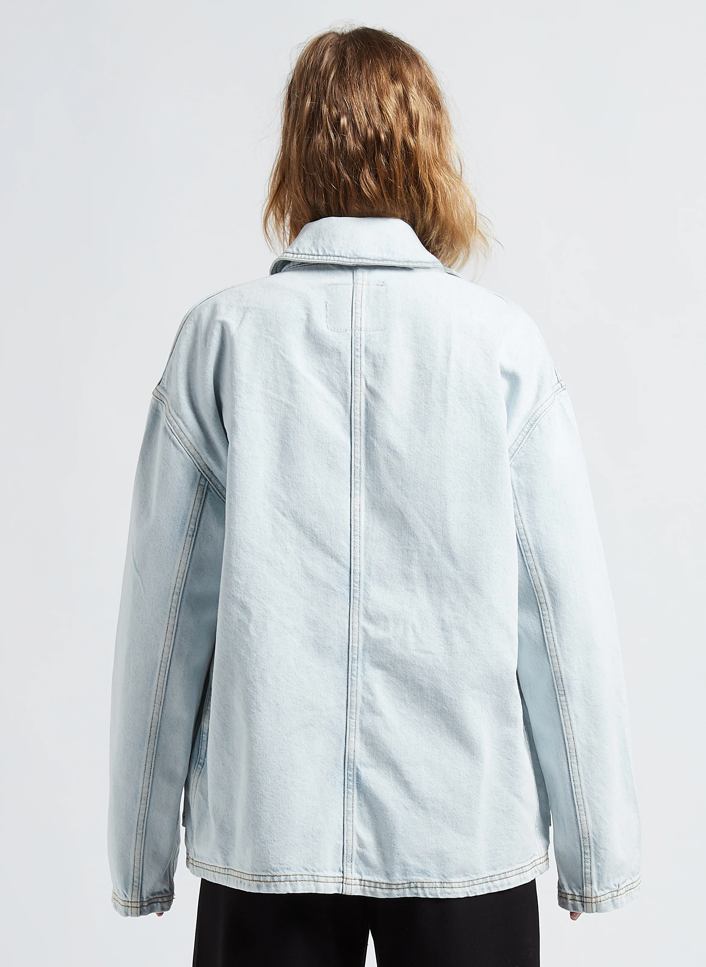 JOYBIRD - Veste en jean col classique | Blanc