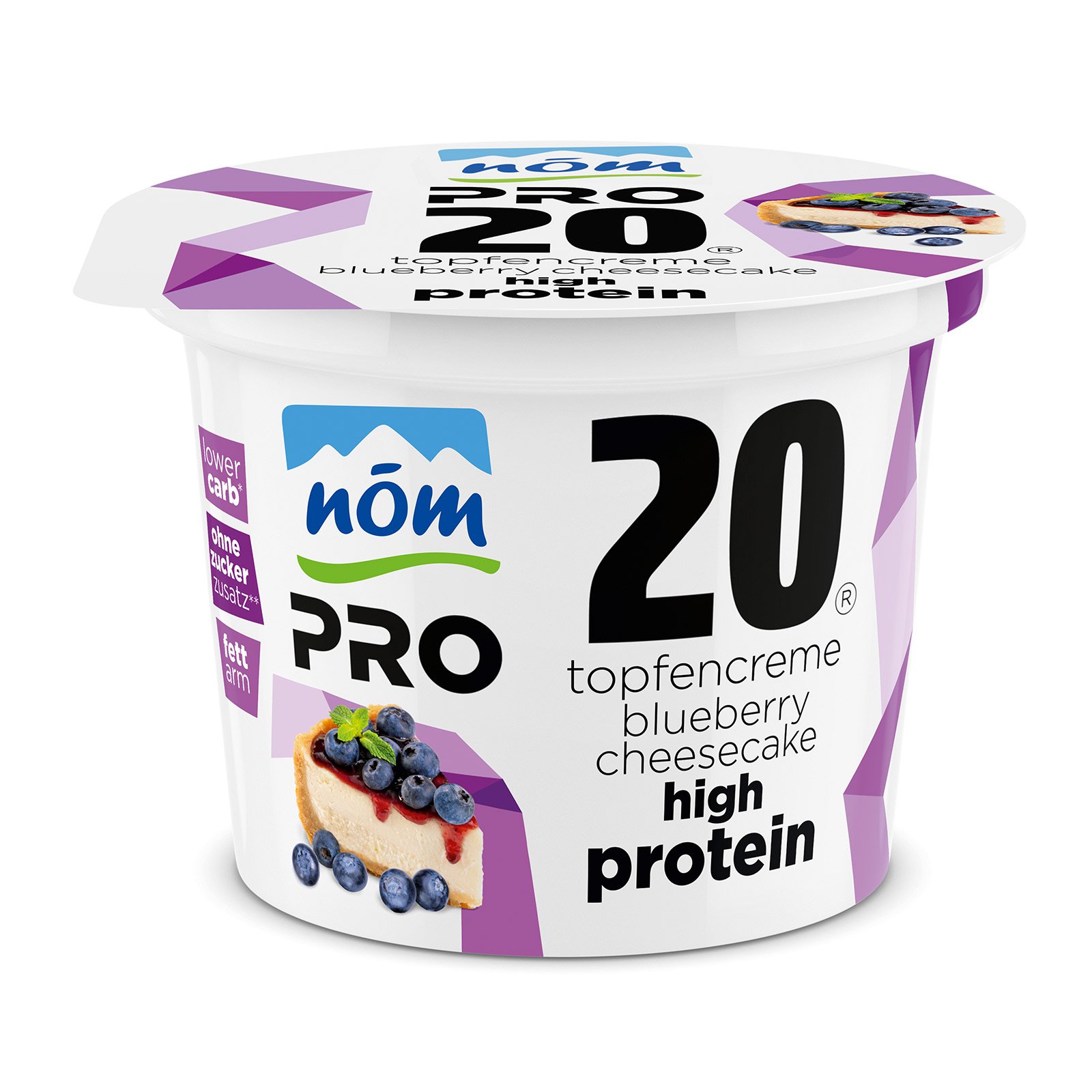 nöm PRO Blueberry Cheesecake Protein Topfencreme