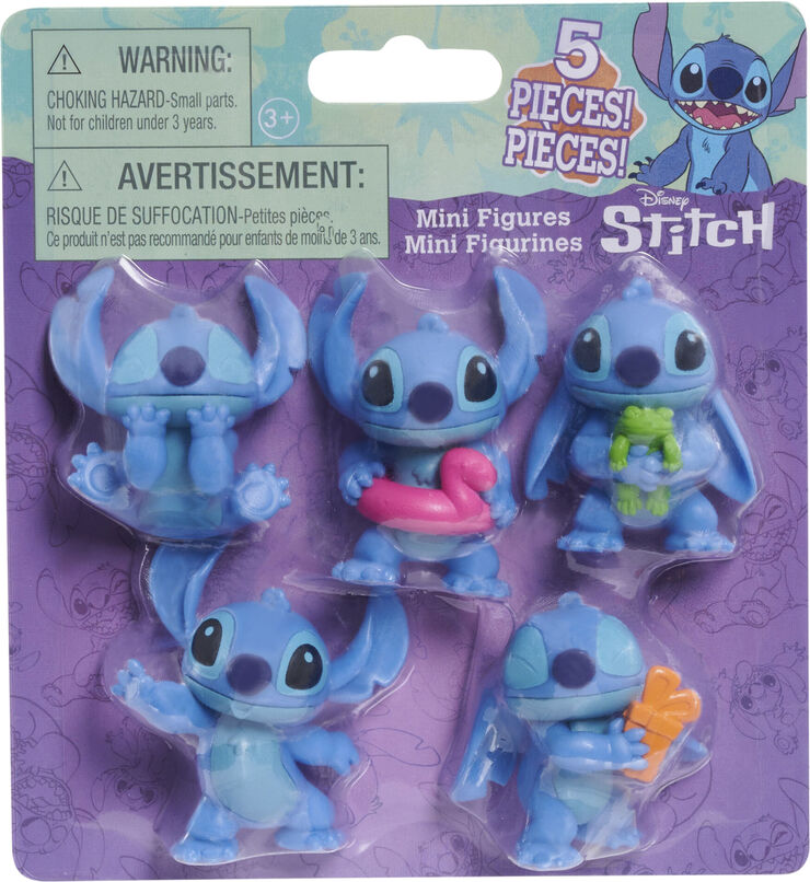 Disney Stitch Figure set 5pk, 5,5cm