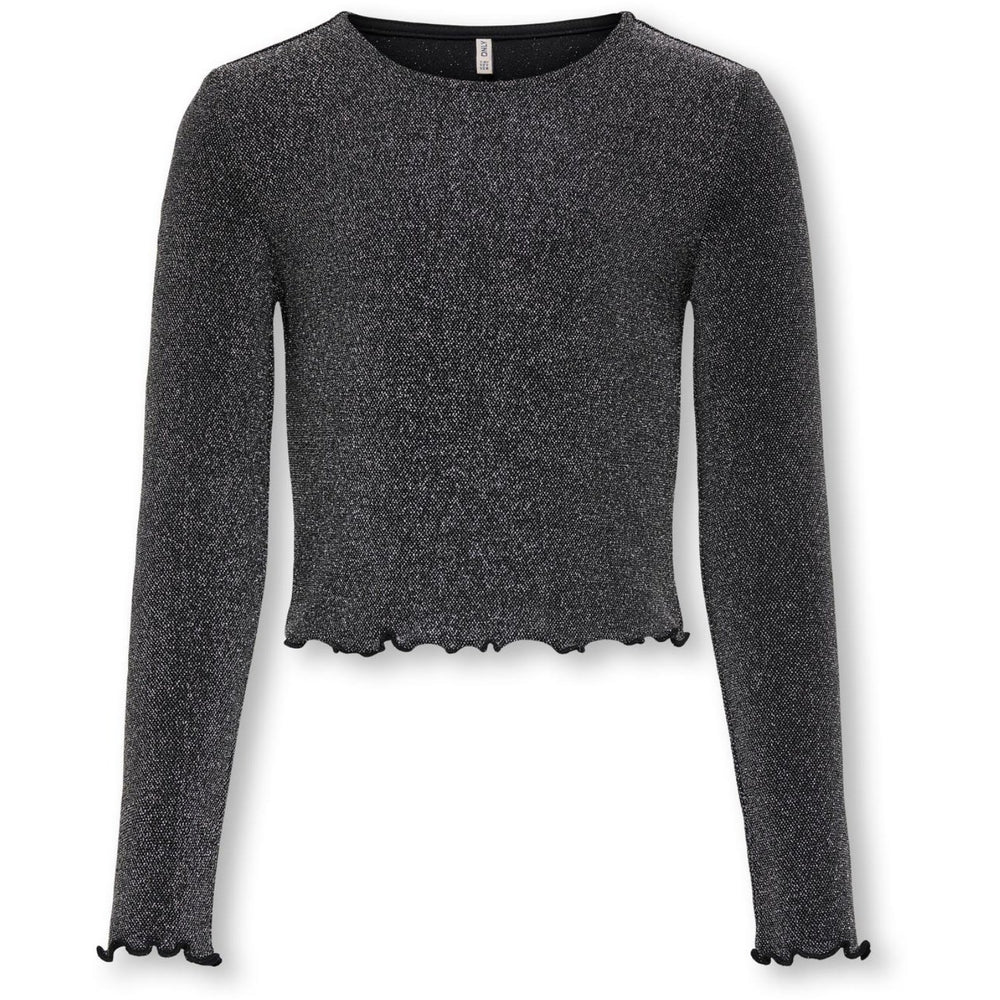 Køb kids ONLY Black Queen Glitter Top