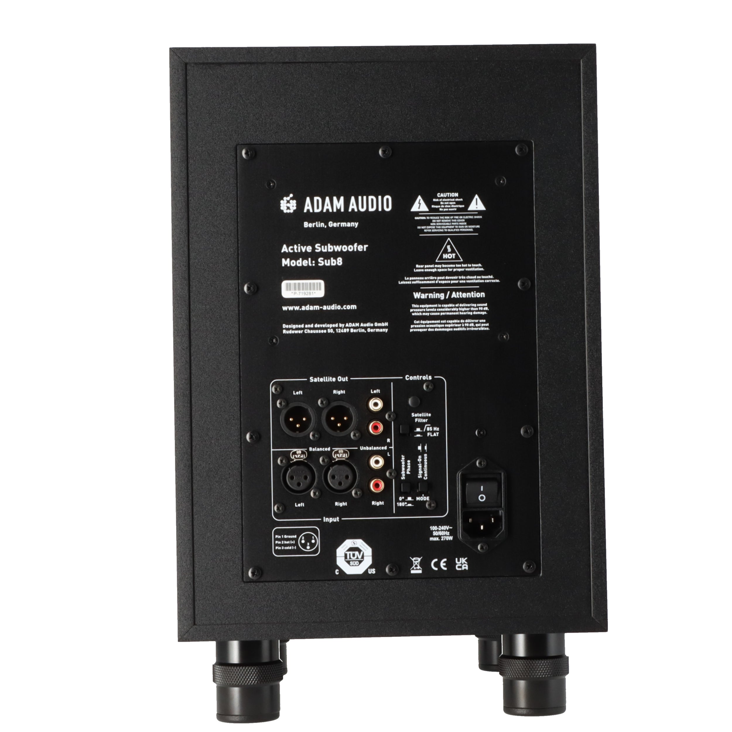 Adam Sub8 actieve DJ & studio subwoofer (per stuk)