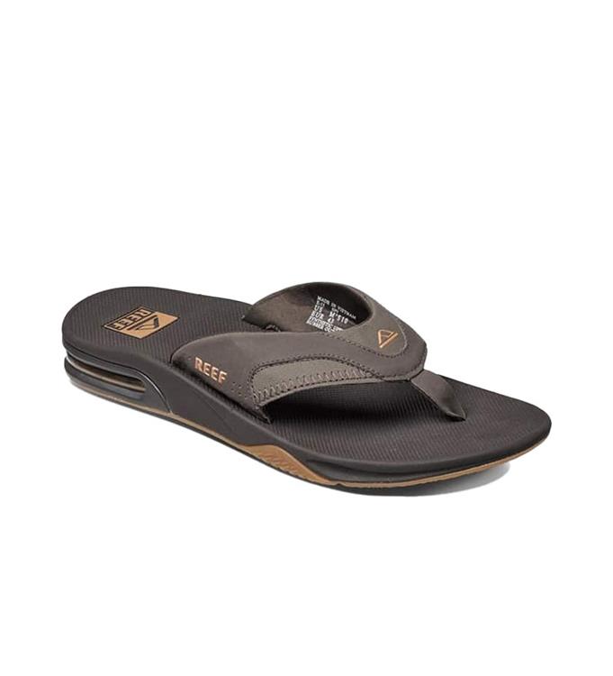 Reef Men Fanning Brown/Gum Teenslippers