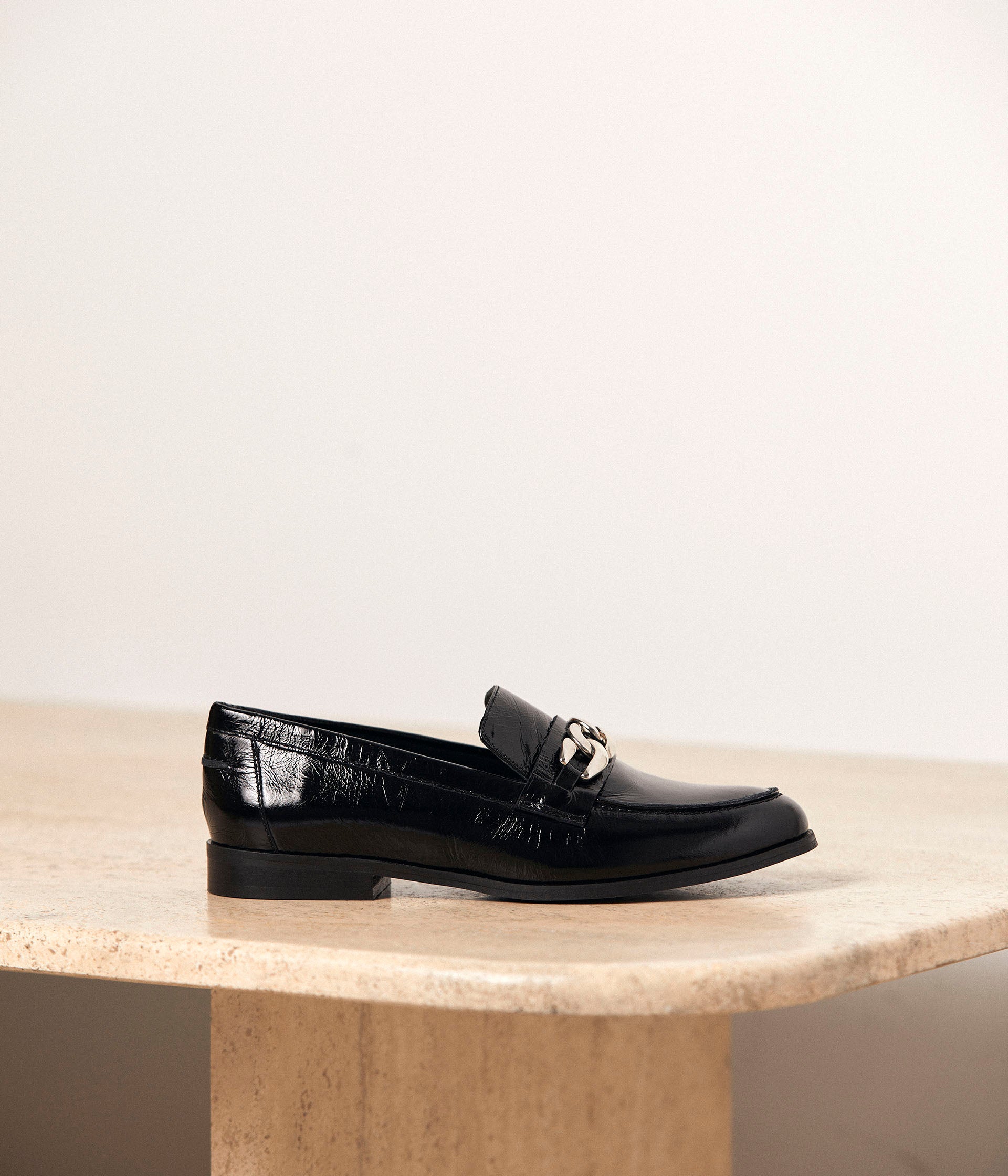 Mocassins noirs Pauline