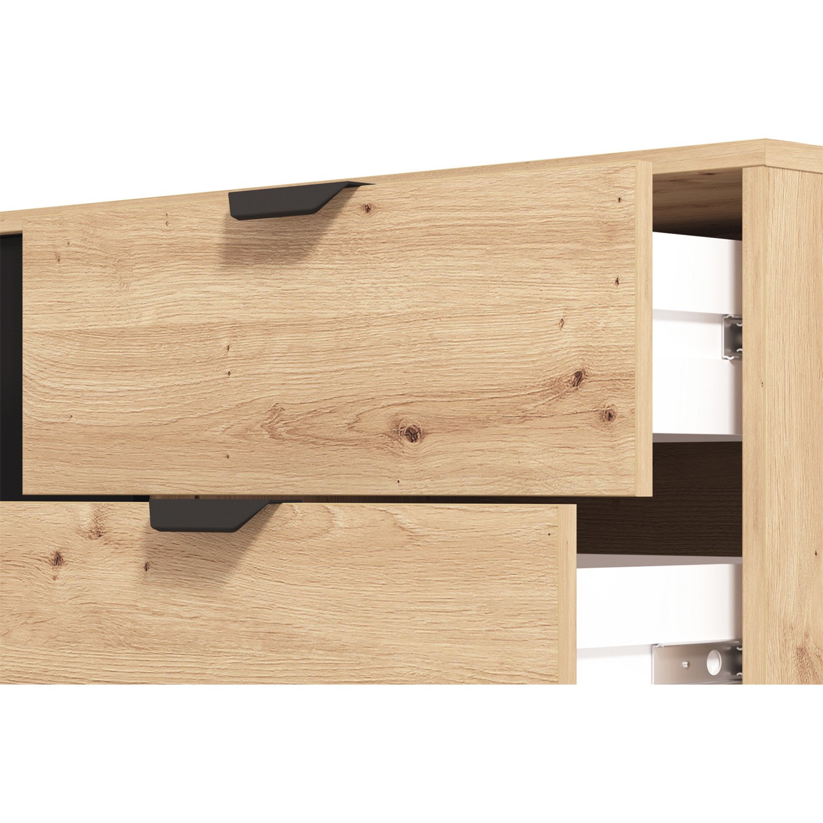 TV-Möbel Vandea, Dekor Eiche Artisan, 157 cm