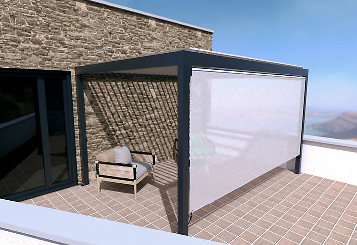Store façade pour pergola Salto