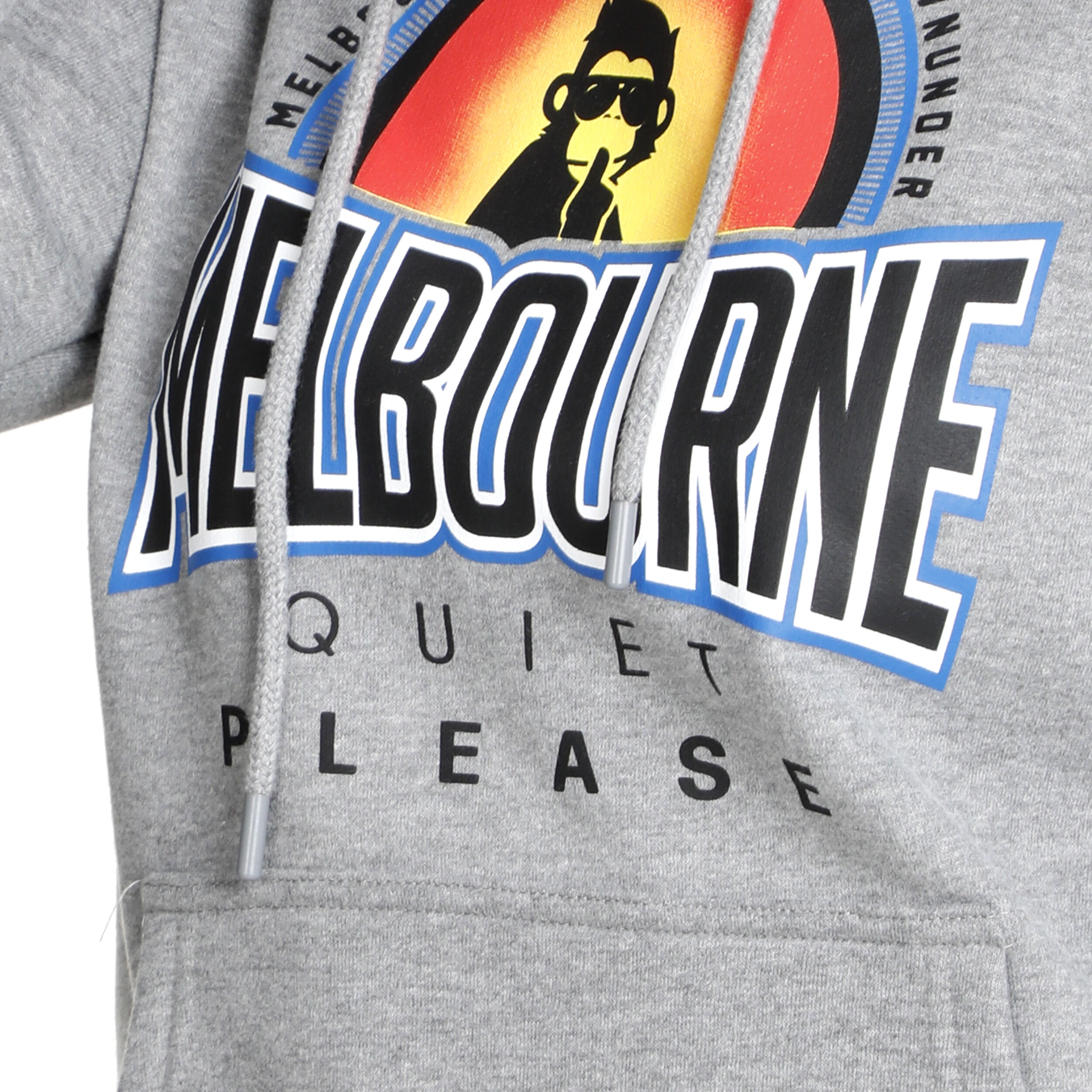 Quiet Please Melbourne Sunrise Sweat À Capuche Femmes - Gris , Multicouleur