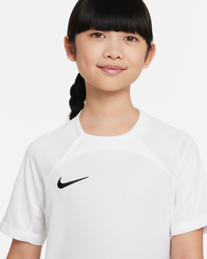Maillot de football Nike Strike III Blanc pour enfant