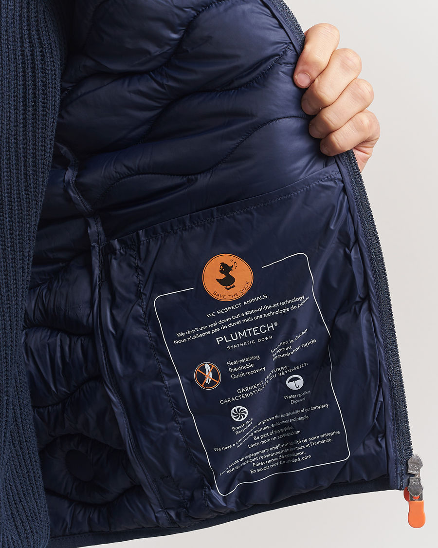 Save The Duck Tide Lightweight Padded Vest Navy Blue