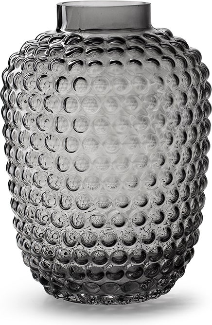 Vaas Bobble antraciet D 18 H 25 cm