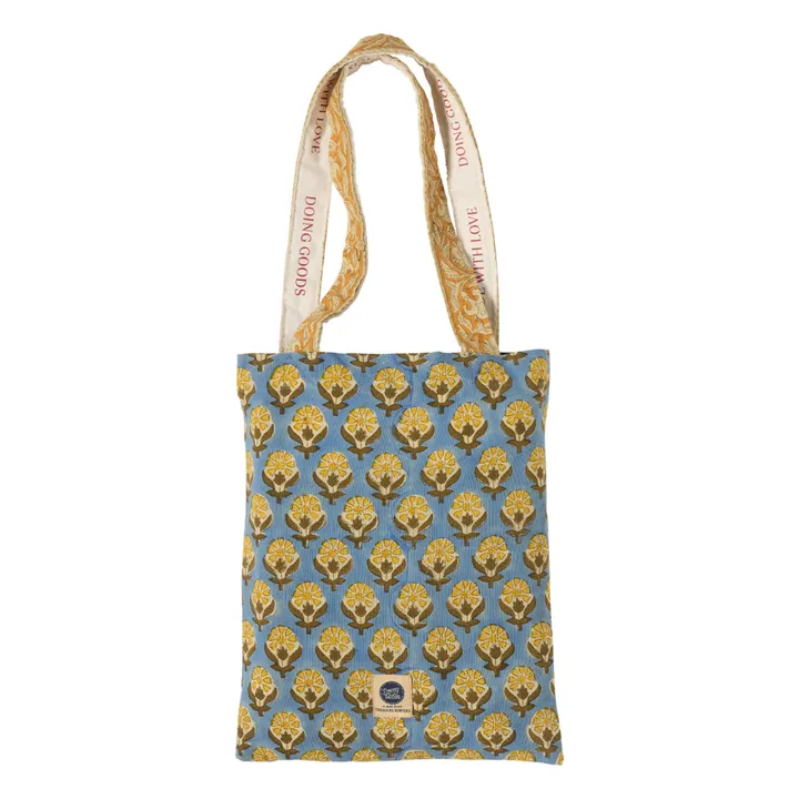Doing Goods Plaid à fleurs Emma | Ocre