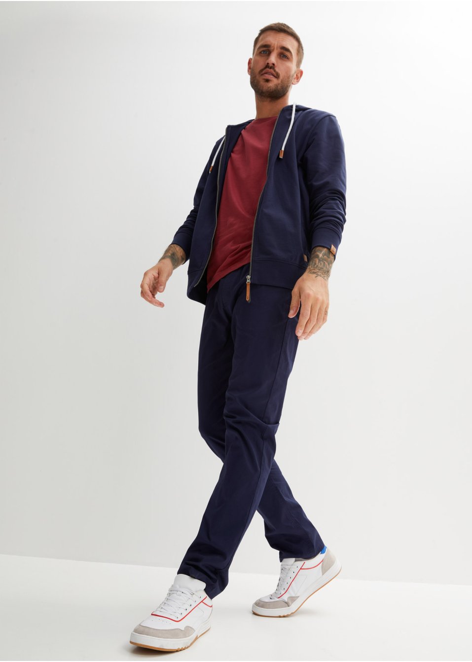 Gilet sweat-shirt à capuche avec polyester recyclé