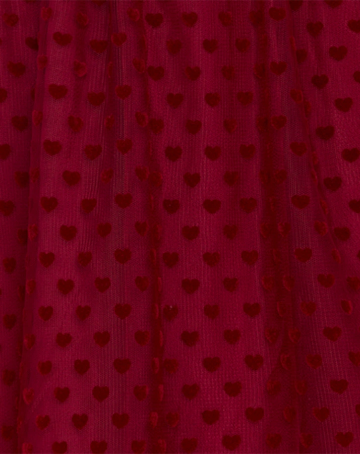 Tüll-Trägerkleid KITTIE in teaberry