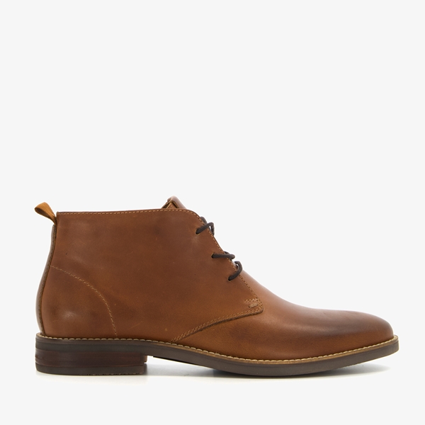 Van Beers leren heren veterschoenen bruin