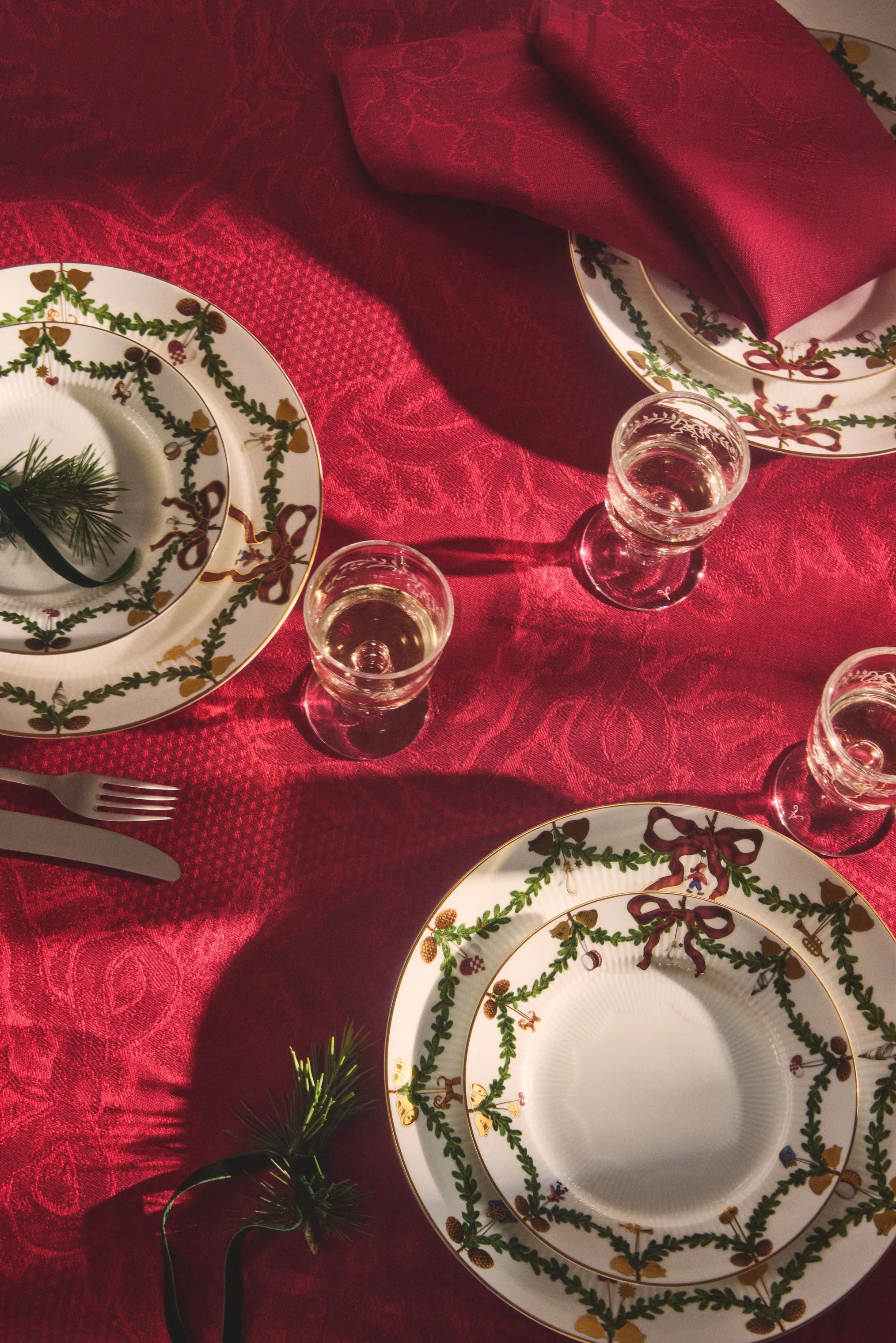 Royal Copenhagen Stjerne Riflet Jul Dug