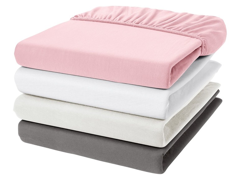 Jersey hoeslaken 90 - 100 x 200 cm