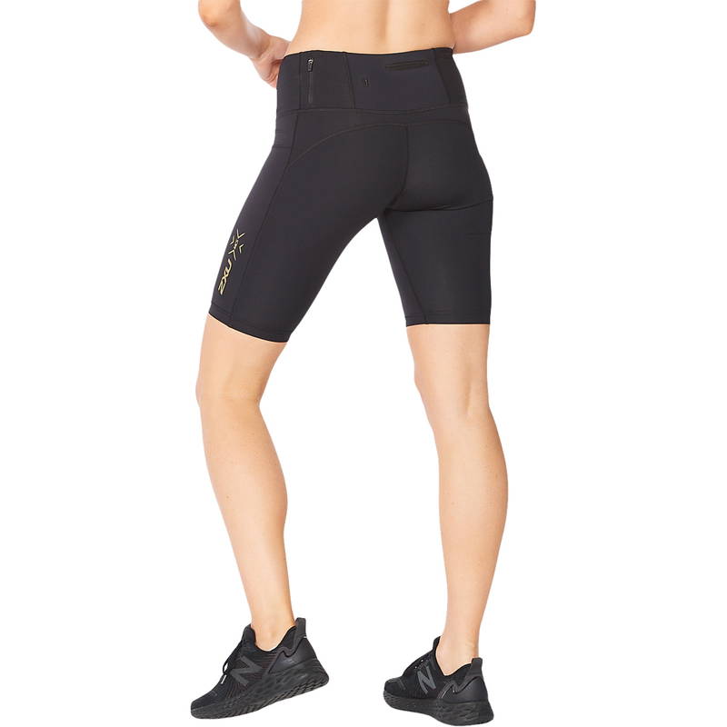 2XU Light Speed Mid-Rise Korte Kompressions Træningstights Dame
