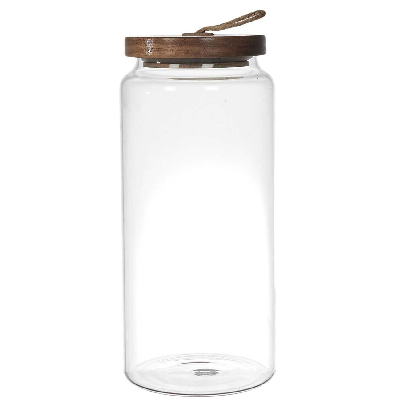 Home Deco Factory Bocal Acacia transparent - 10x22x10 cm