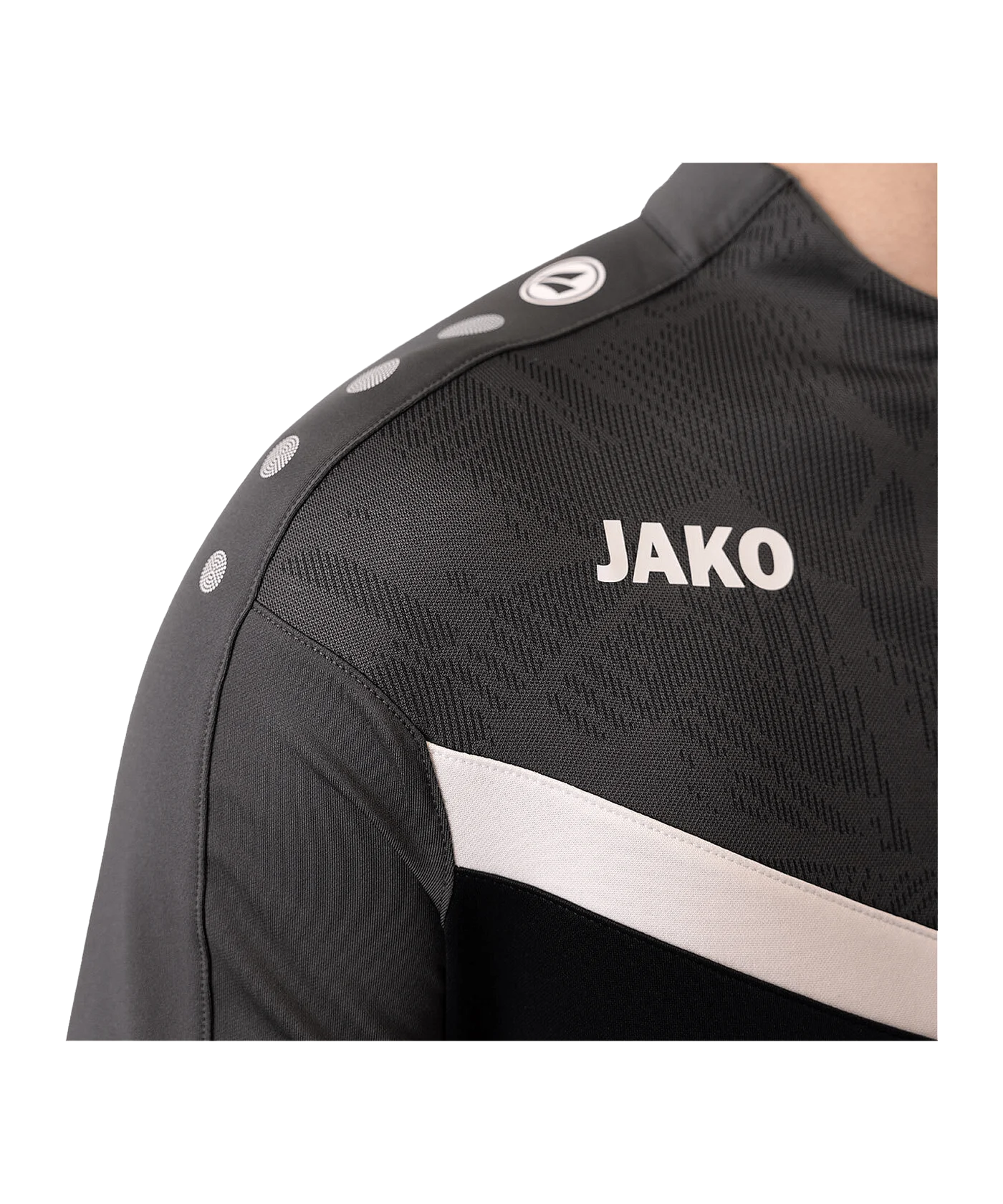 JAKO Iconic HalfZip Sweatshirt Schwarz F801