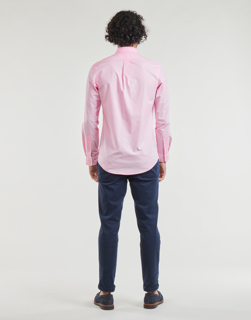 Polo Ralph Lauren - CHEMISE AJUSTEE SLIM FIT EN POPELINE UNIE Rosa / Carmel / Pink