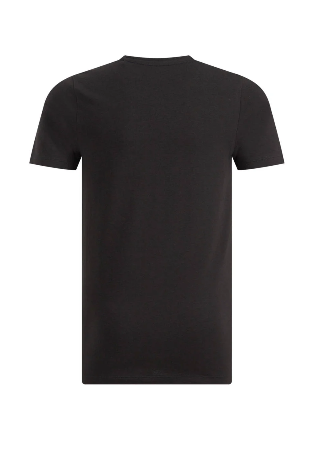 WE Fashion basic T-shirt zwart