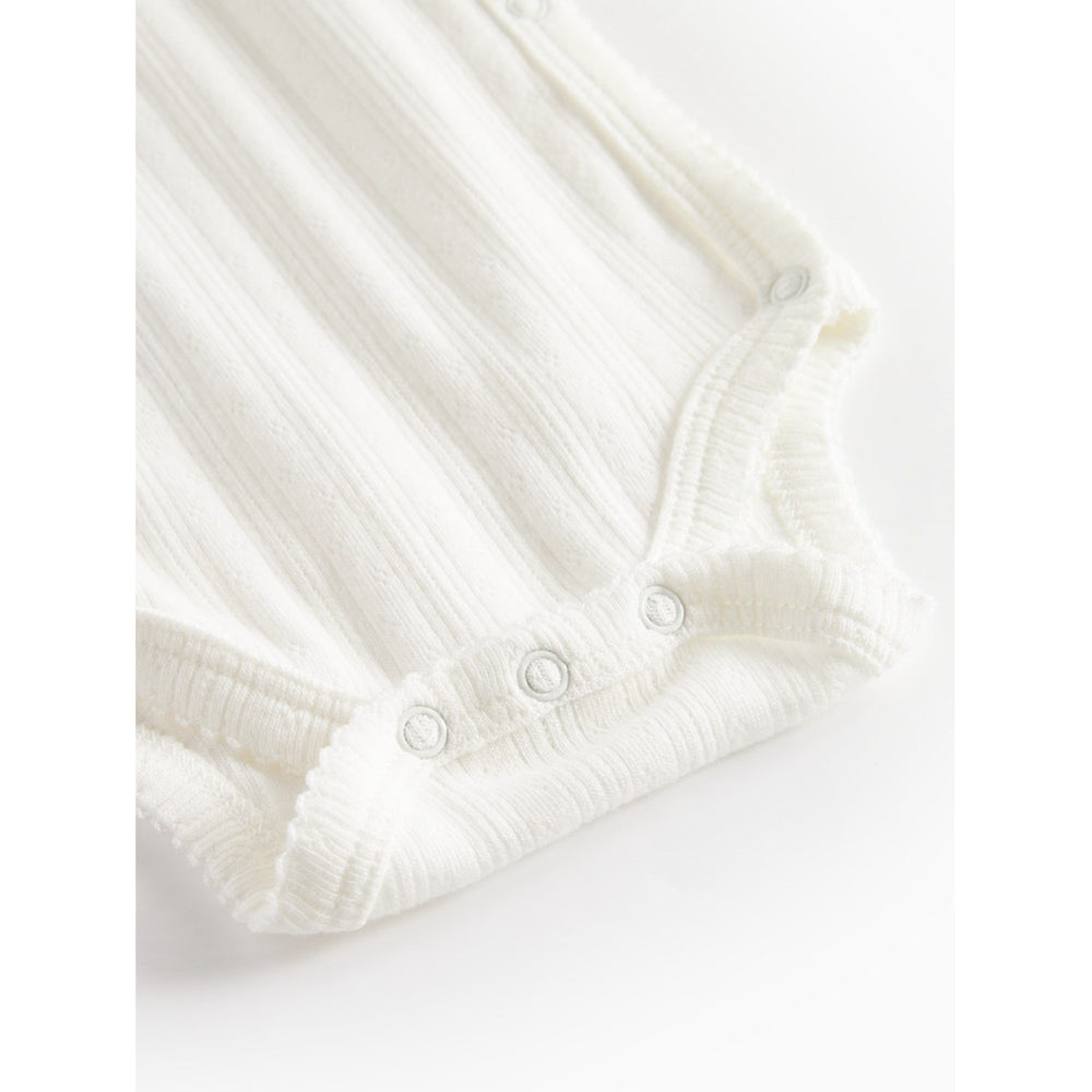Køb MarMar New Born Modal Pointelle Gentle White Belita Body