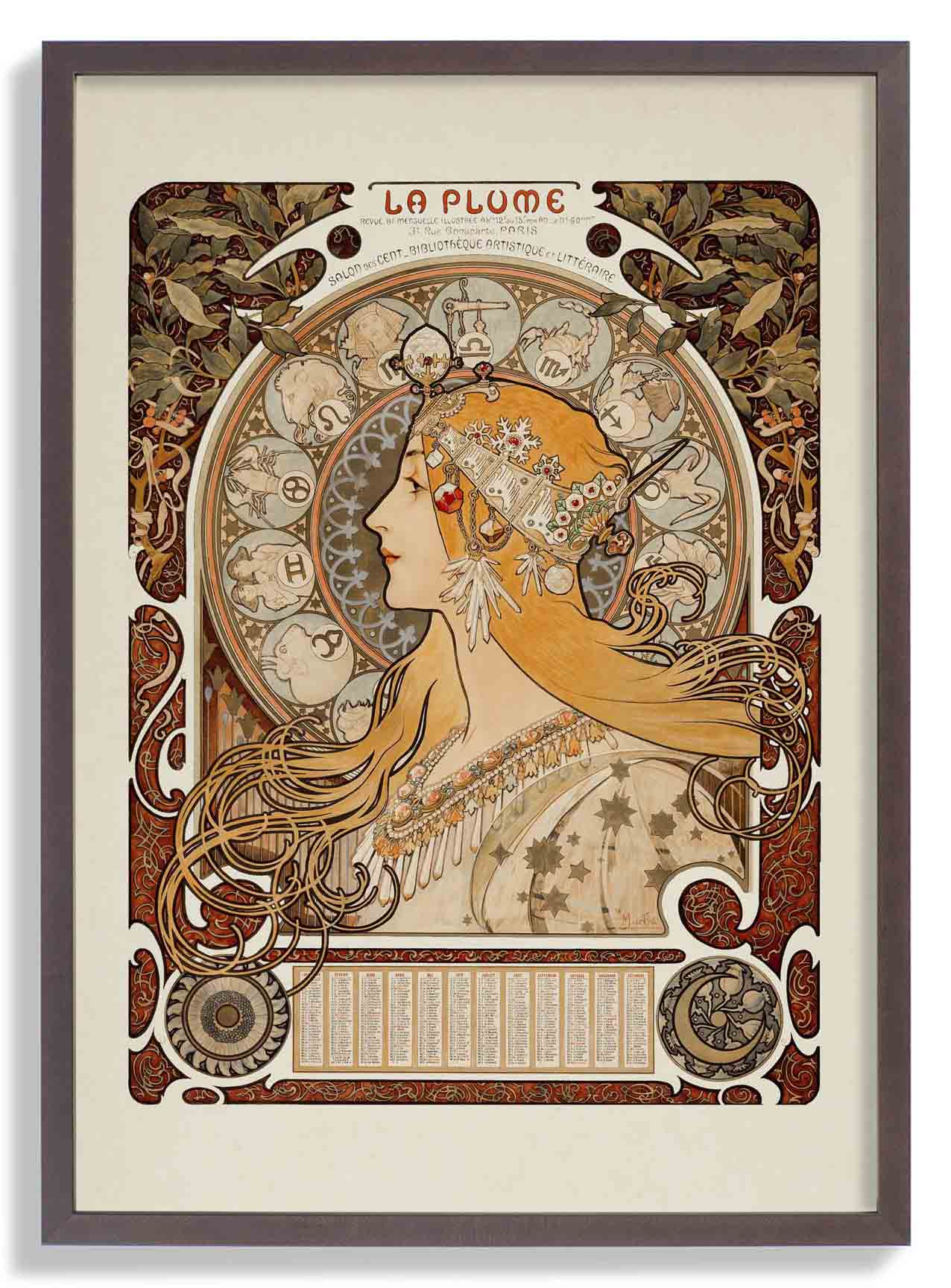 La Plume von Alphonse Mucha
