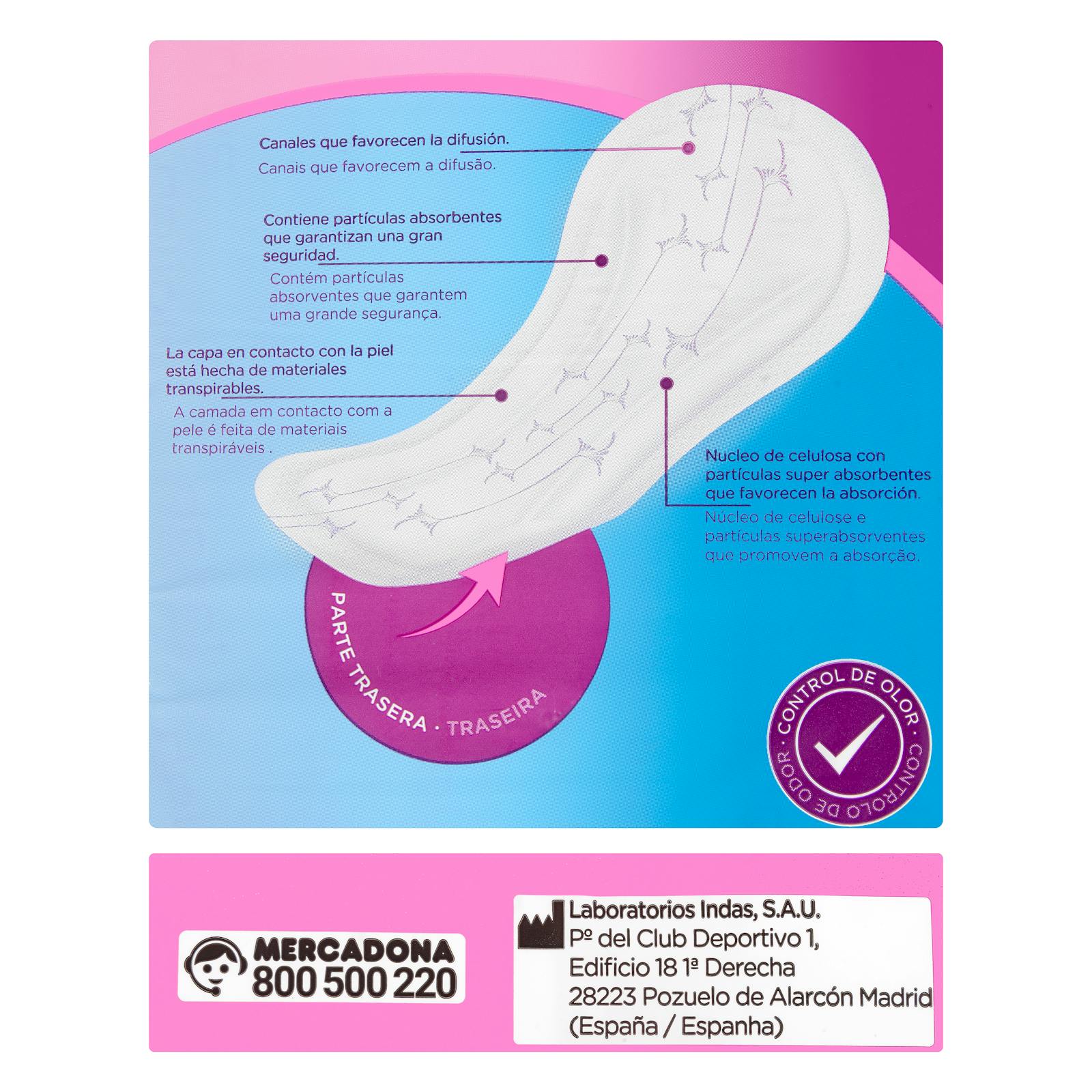 Serviette d'incontinence Deliplus Mini sans ailes