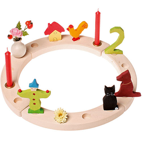 Grimm's verjaardagsring Ø 30 cm - wit