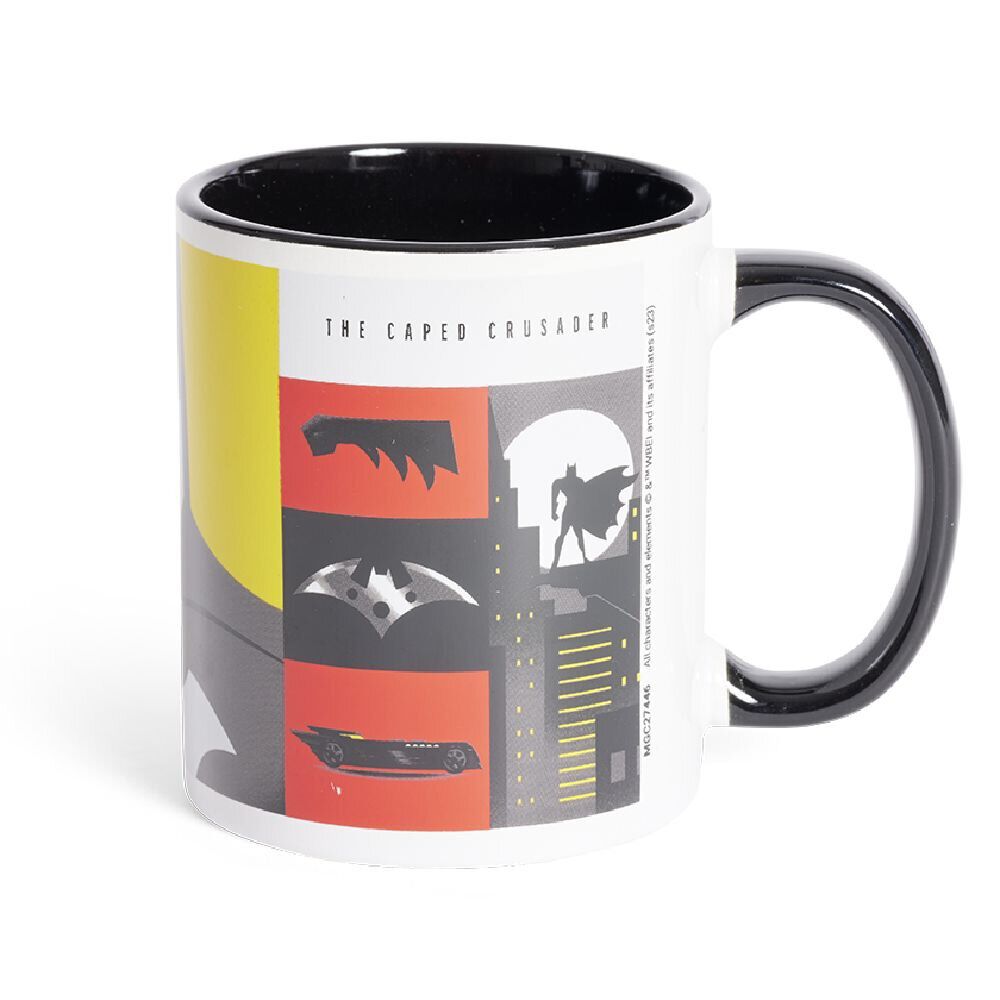 Mug Batman Warner Bros noir rouge jaune 320ml