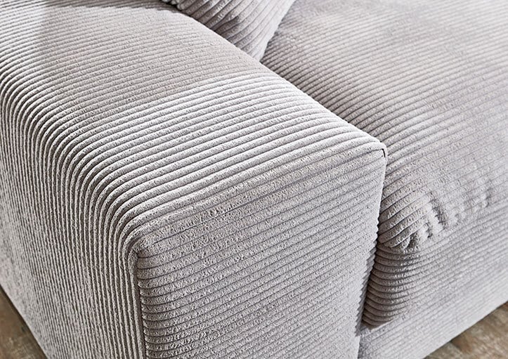 Ecksofa ROMAN 285 x 176 cm hellgrau
