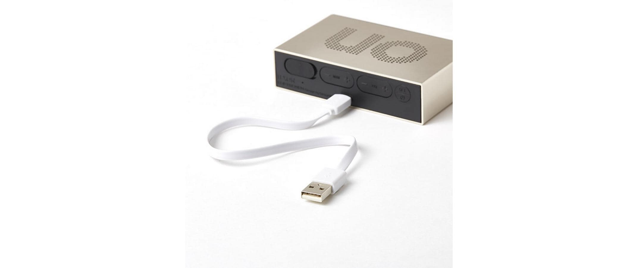 Digitalwecker Flip Premium GoldLCD-Wecker